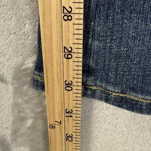 GUESS Jeans Women's Embroidered Flared Bootcut Denim Pants Size 27 - Picture 4 of 8